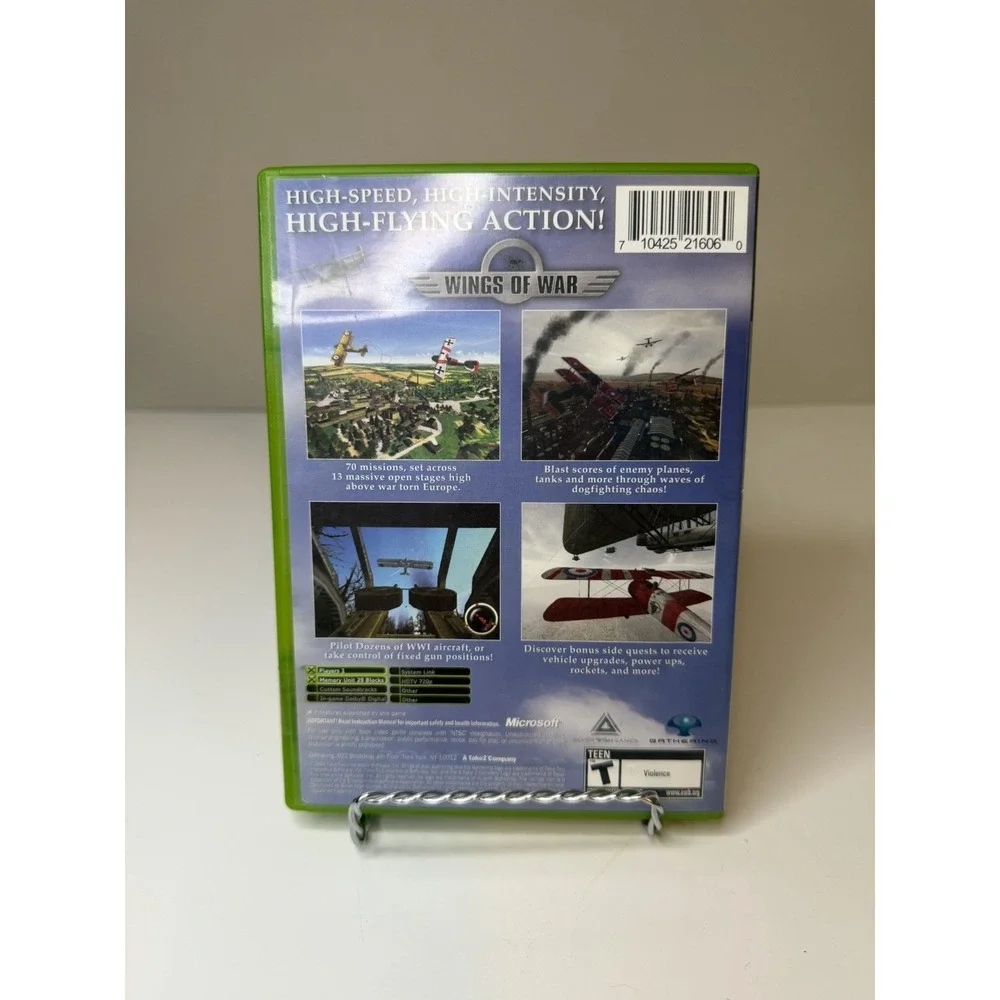Wings of War (Microsoft Xbox, 2004)  Complete